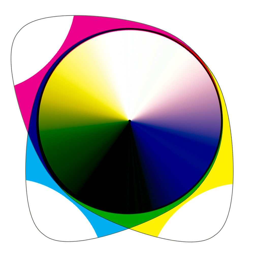 Colourful abstract geometric design