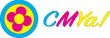 CMYa! logo with a circle on the right with a cyan outer ring and a yellow inner circle that contains a magenta flower with a yellow circle at center. The work CMYa! is to the right, with the C in cyan, M in magenta, and Ya! in yellow
